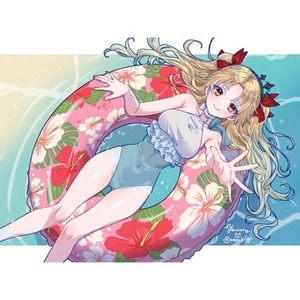 【腰まで〜全身】イラスト制作プラン（＋オプションで商用可）