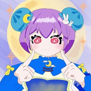 チャイナ紫髪お団子娘