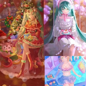 透明感のある一枚絵／ヘッダー・MVイラストに最適