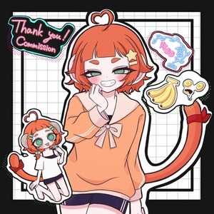 デフォルメチックな、かっこかわいい♡イラストを制作します！