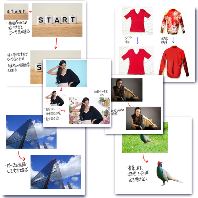 写真加工承ります（イラストも含む）