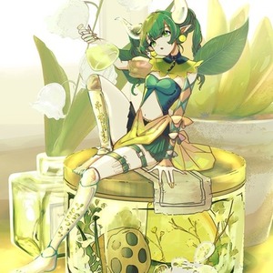 一枚絵イラスト