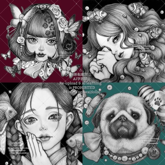 【おまかせ】繊細でダーク×可愛い or 儚いイラストを描きます🥀