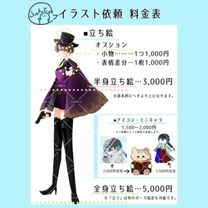 《全身立ち絵依頼募集》