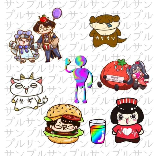 ゆるゆるチビキャラ