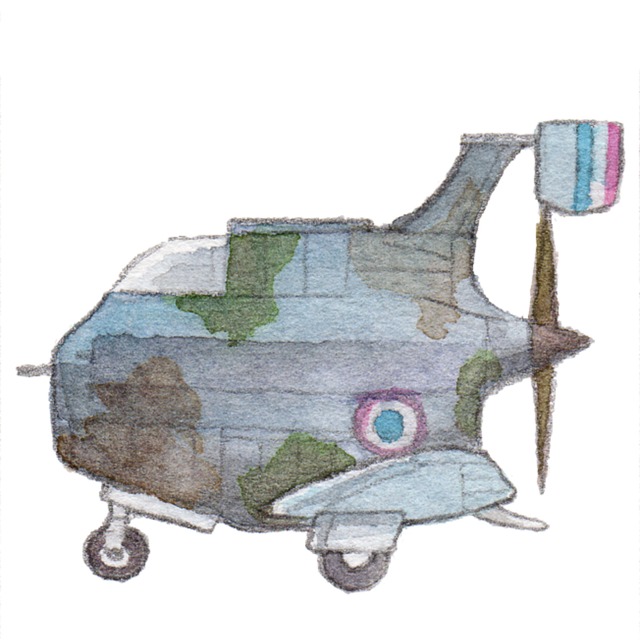 透明水彩小カット作成（5×5cm）