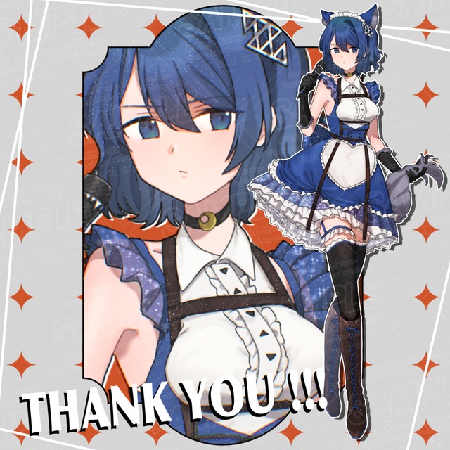 キャラデザ込！ 全身立ち絵6,000円