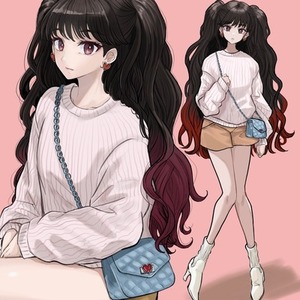 一枚絵・立ち絵・SNS用イラスト等描きます！