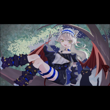 1枚絵、スチル、配信待機画面などに！1枚絵ループムービー