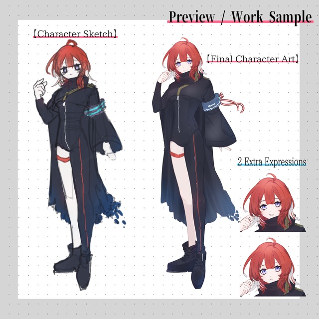 Full-Body Character Art Commissionの商品画像2枚目