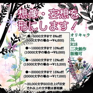 お試し歓迎！その創作形にします。