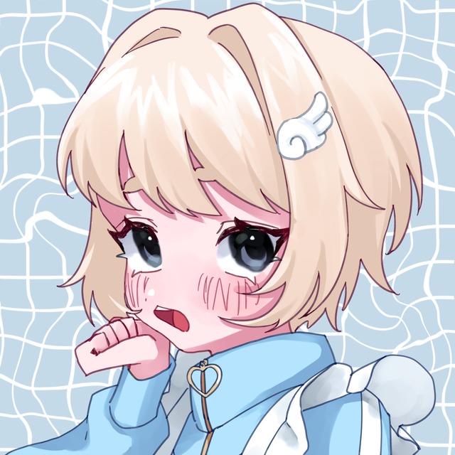 アイコンなどに使える顔アップのイラスト描きます