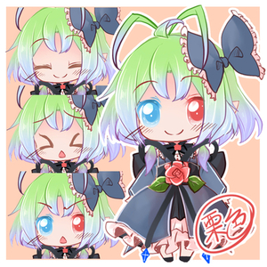 デフォルメキャラ絵・立ち絵を描きます