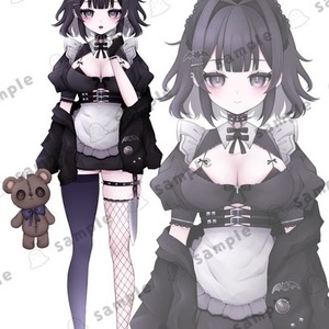 VtuberLive2D用パーツ分け立ち絵を作成します