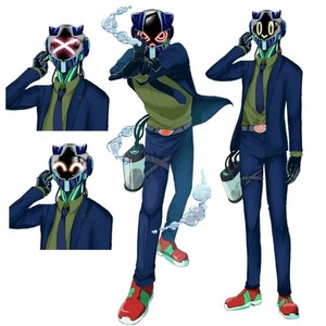 全身立ち絵（通常表情+表情1差分セット）