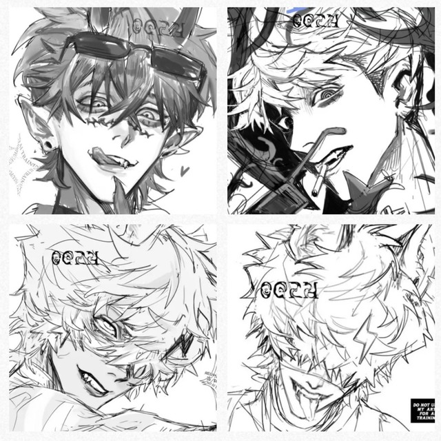 OC限定‼️らくがき詰め込みイラスト/3~4個