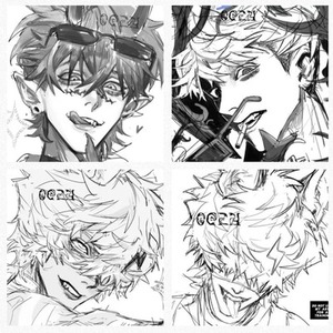 OC限定‼️らくがき詰め込みイラスト/3~4個