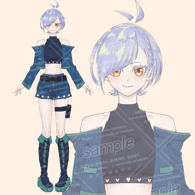 デザイン料込み！立ち絵制作いたします！¥9,000～