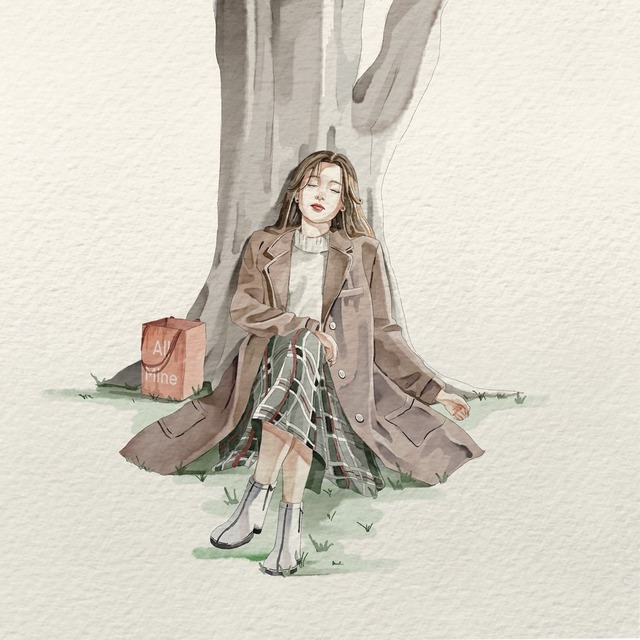 オーダー水彩イラスト