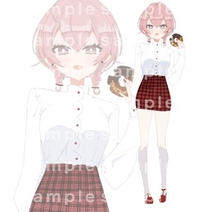 IRIAMの立ち絵イラスト