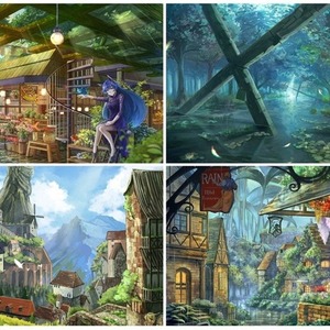 MV・表紙用キャラクター、背景イラスト制作