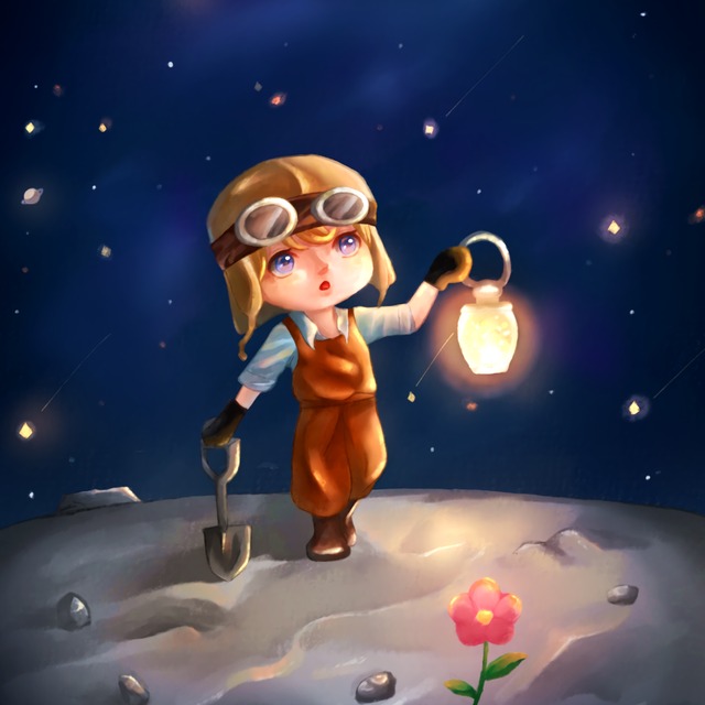 絵本のようなやさしい世界で描きます！