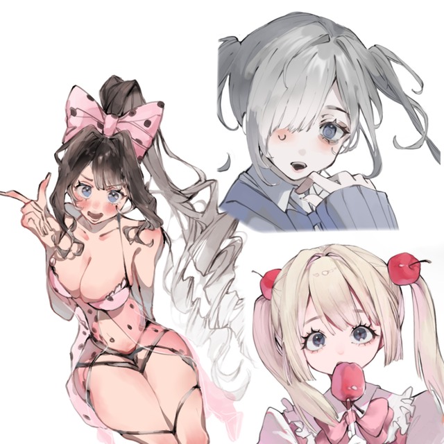 SNS アイコン 立ち絵 イラスト