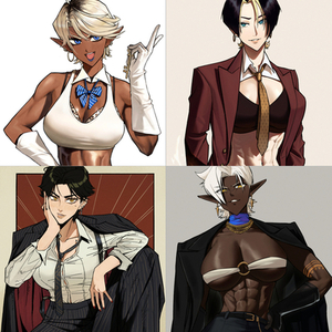 キャラクターイラスト描きます!!【一枚絵/立ち絵】