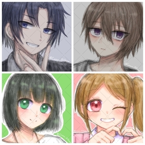 簡易塗りイラスト依頼