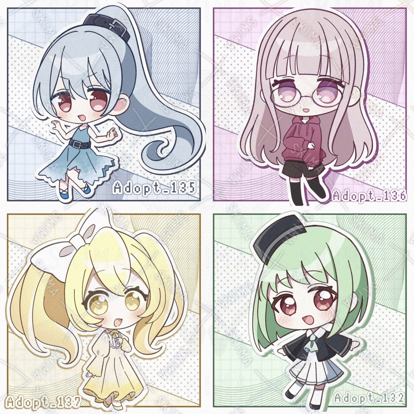 ミニキャラ、デフォルメキャラ/商用利用🆗