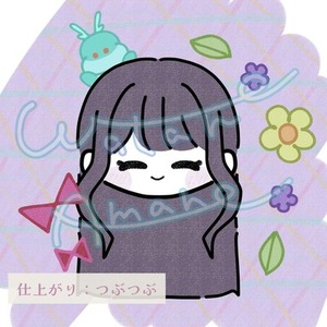SNSアイコン (ゆるふわ手書き風💭)