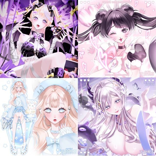 【商用無料】キラキラ可愛いイラスト描きます𖥔 ݁ ˖