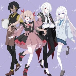 TRPGや活動に使える立ち絵描きます