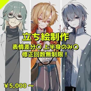 TRPG用立ち絵作成します