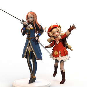 3Dプリンター出力用キャラクターモデリング(STL納品)