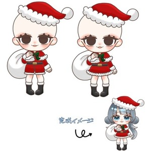 クリスマス量産SDイラスト