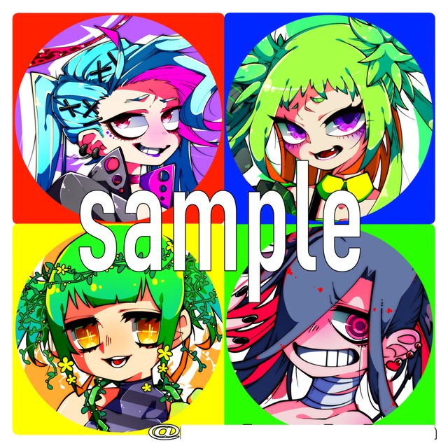 アイコン・ヘッダー！パキッとカラフルな絵柄でアイコンを描きます！