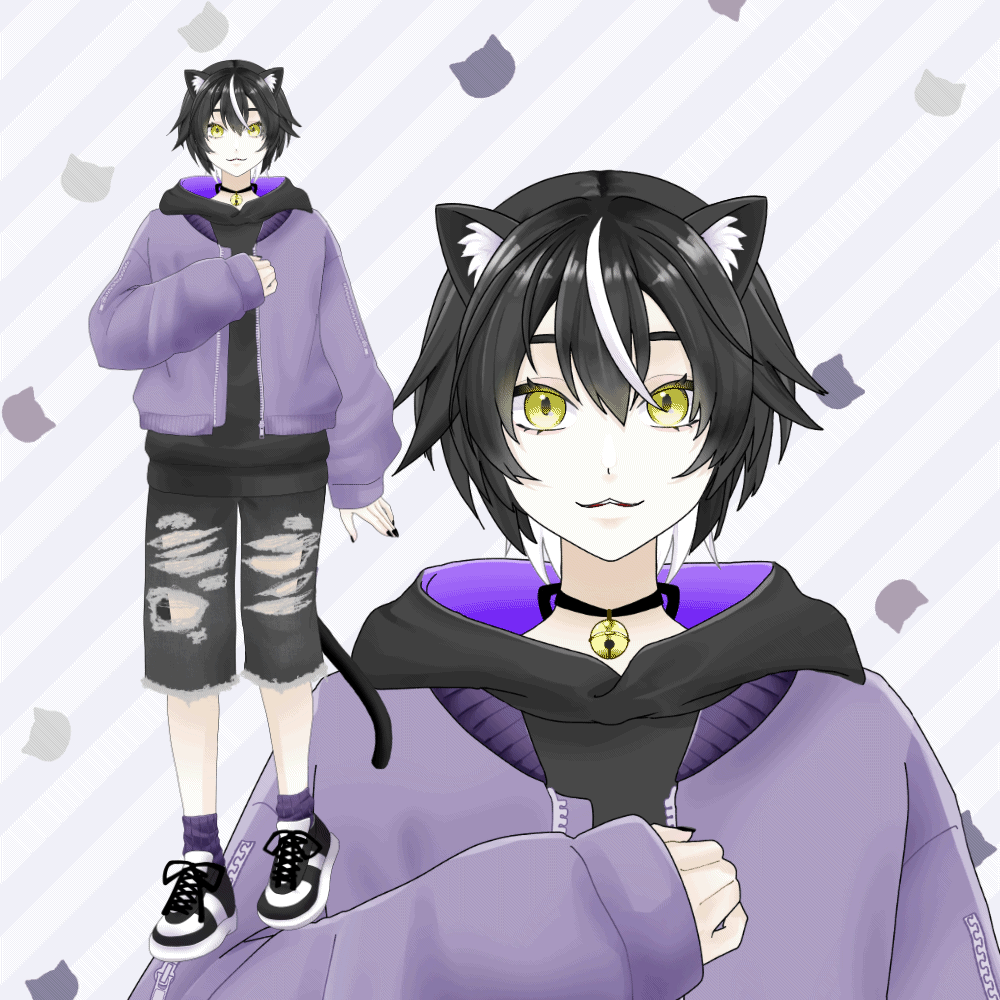 【LIVE2D】全行程！キャラデザからモデリングまで一括で制作いたします！