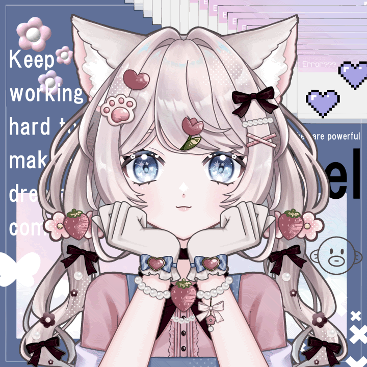 IRIAM,VTuber,Live2D,立ち絵用の個性的なイラスト描きます