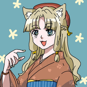 アニメ塗り　パキッとした印象のアイコン作成します！