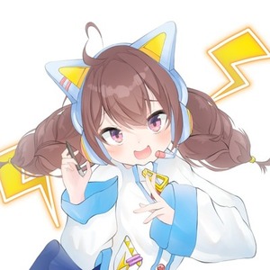 ヘッダー アイコン  ミニキャラ 立ち絵 3面図、キャラデザ(下塗りのみ)