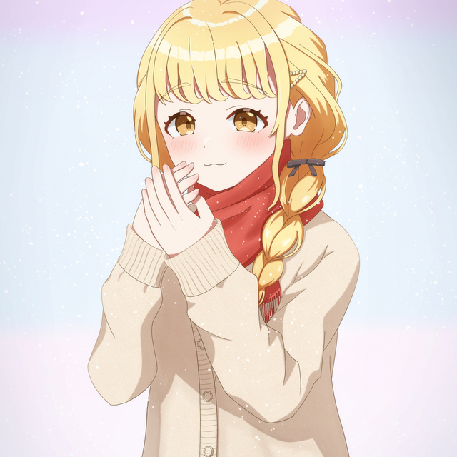 一枚絵、SNSアイコン等