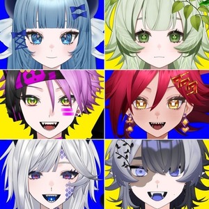 Live2D用モデルイラスト制作