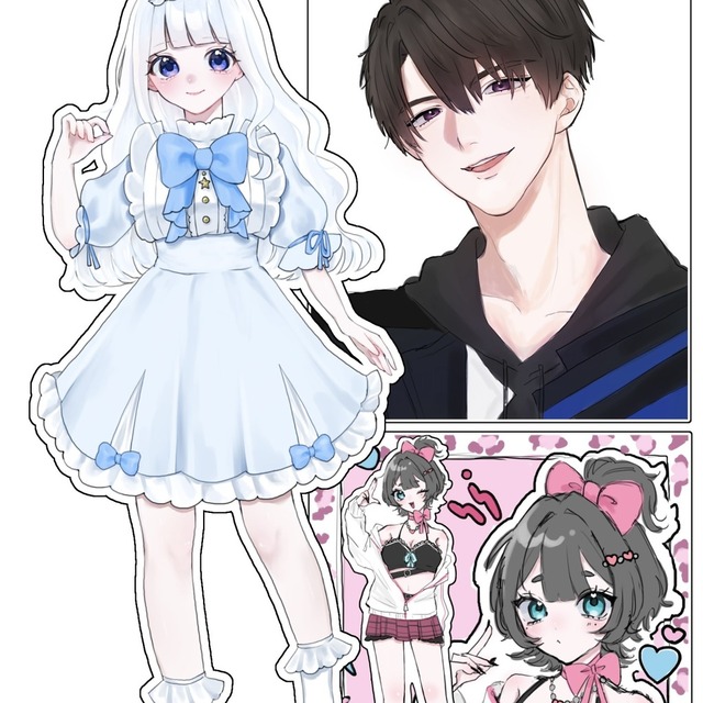 【等身イラスト】かっこいい、可愛いイラストお描きします！