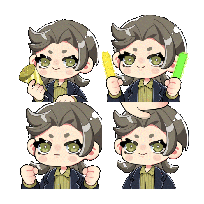 ミニキャラのアニメーションスタンプを作成します☺︎