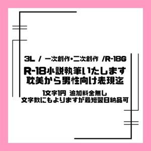 R-18夢小説を執筆させていただきます