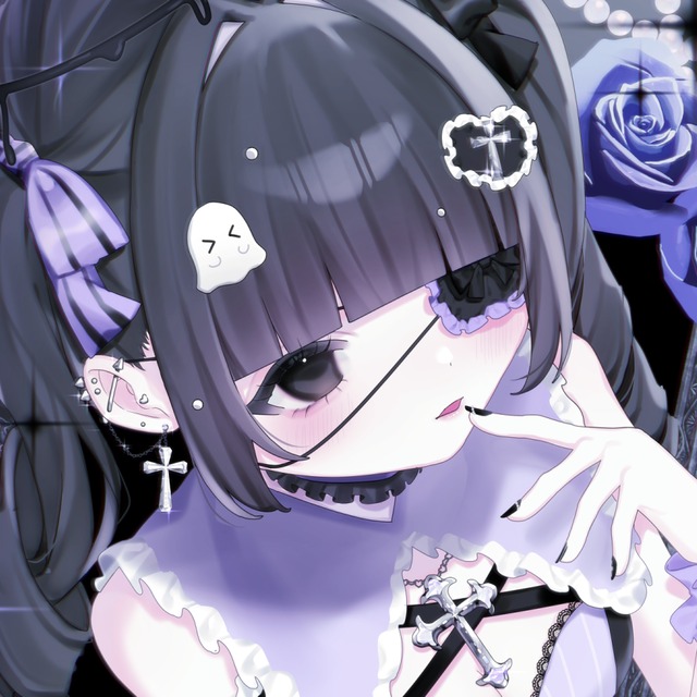 【商用利用の追加料金なし◎】ダークな雰囲気できらきらしたイラストを描きます！