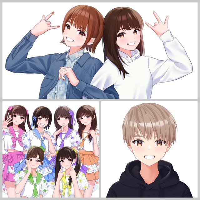 クリスマスギフトにも◎華やかな似顔絵の制作