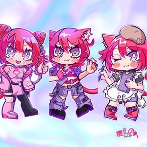 可愛くポップで目を惹くデフォルメキャラをお描きします！