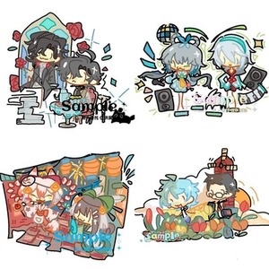 ちびキャラの二人シーン